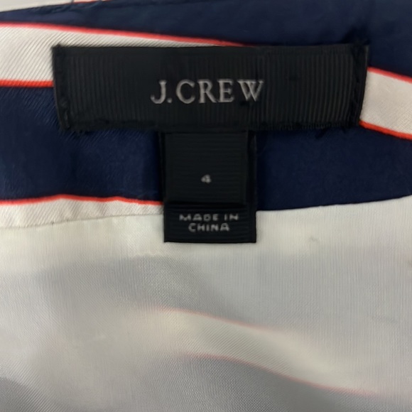 J.Crew Silk Striped Dress - Picture 5 of 6